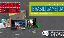 Confira os principais descontos do “Brasil Game Day”! Games, consoles e acessórios com preços imperdíveis!